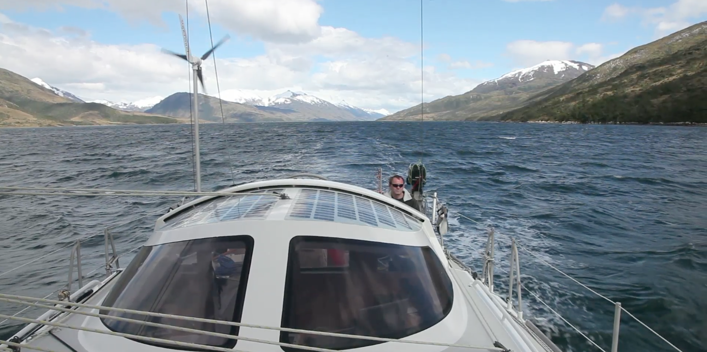 navigation entre iles et glaces